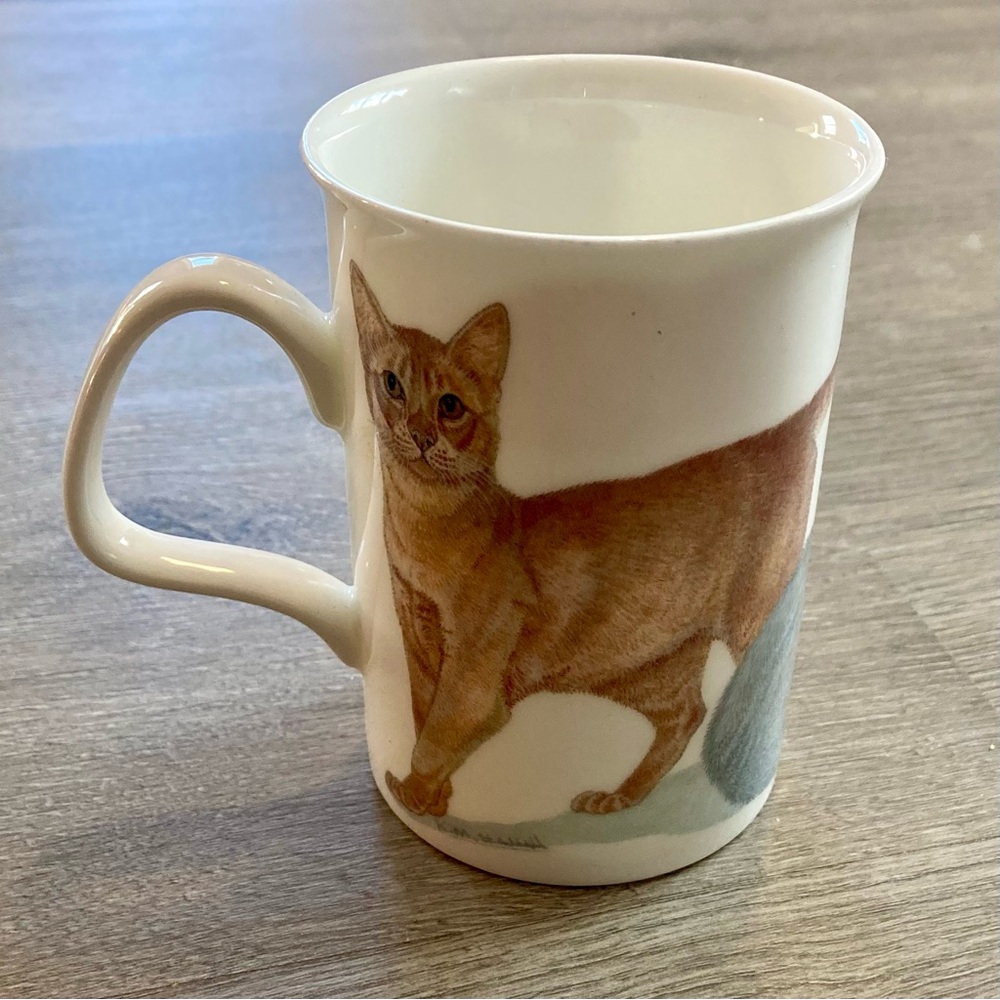 Roy Kirkham England Elegant Cats Galore Porcelain Mug